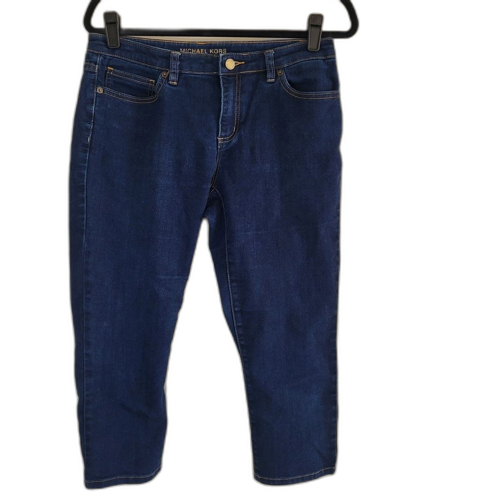 Michael Kors Women's Cropped Blue Jeans - 8